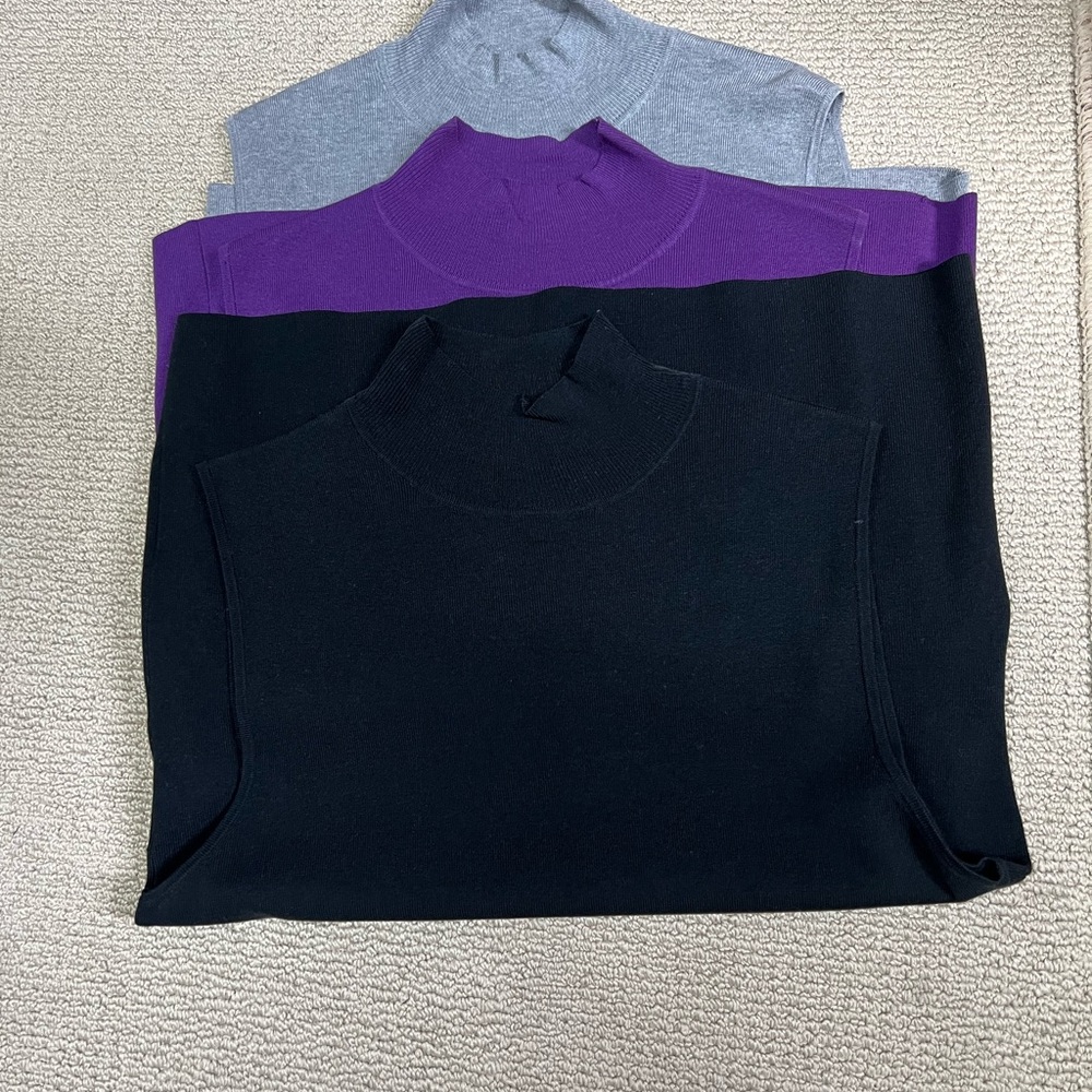 Chico's Black Knit Top